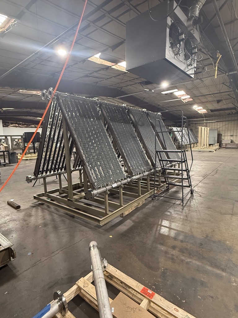 BTEX abatement finned coil condenser array